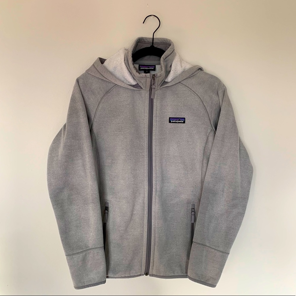 Patagonia Hooded Grey Zip up (M)